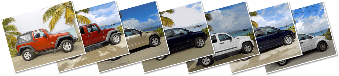 St John car rental vehicles and rates